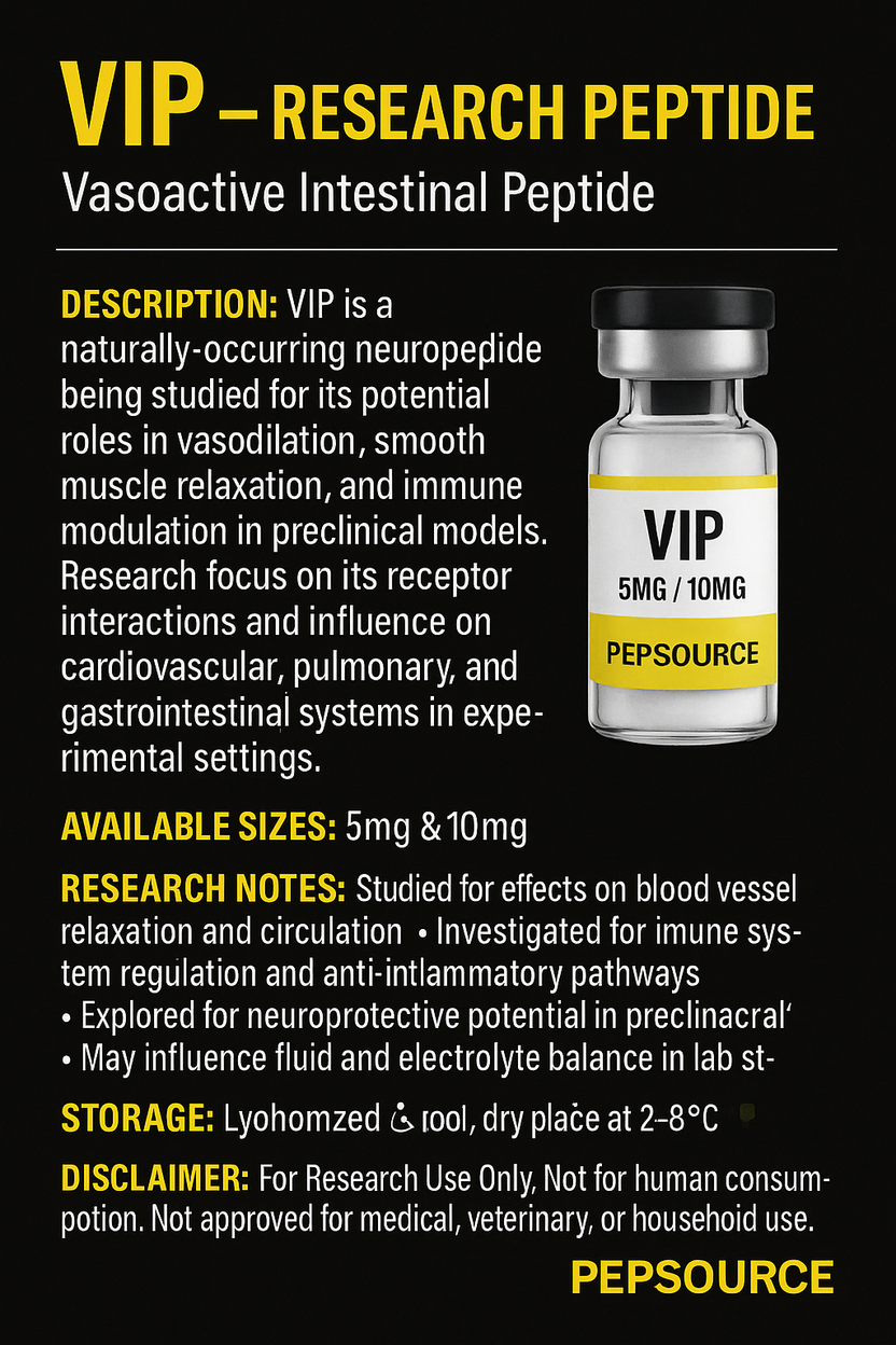VIP – Pep Source Research Lab